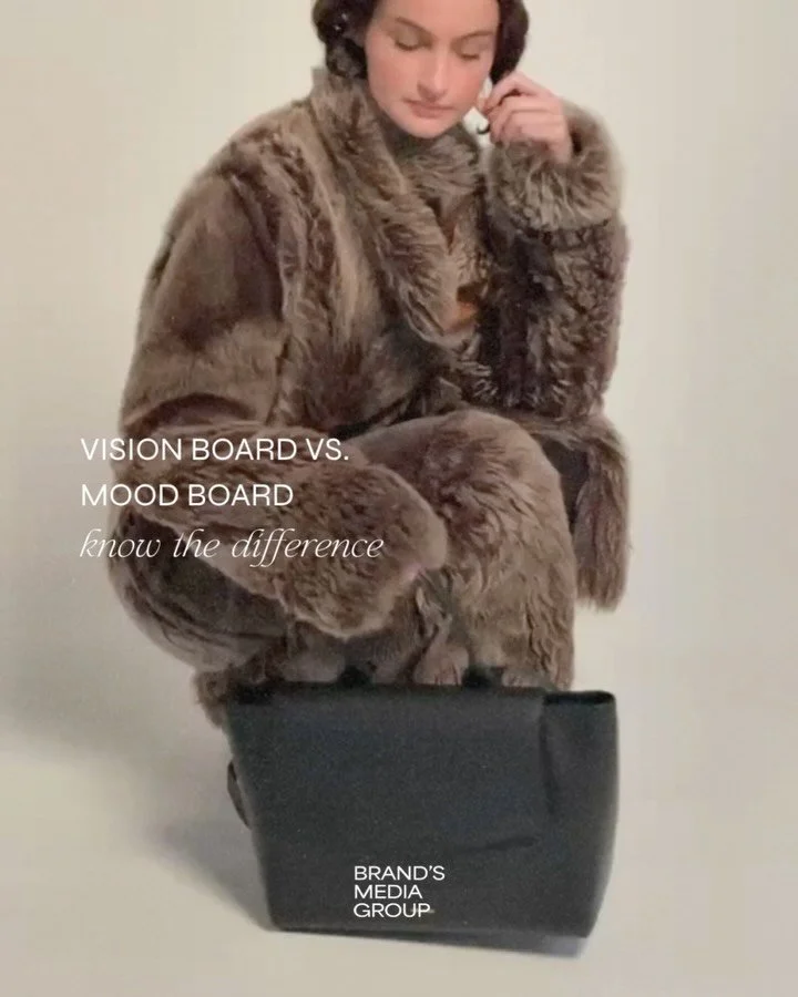 Vision Board VS. Mood Board: know the difference 🤳

The vision board tells you what story you are capturing. The mood board shows you how that story should look and feel. 

We make sure both are intentional, which always allows us for sharper and sm
