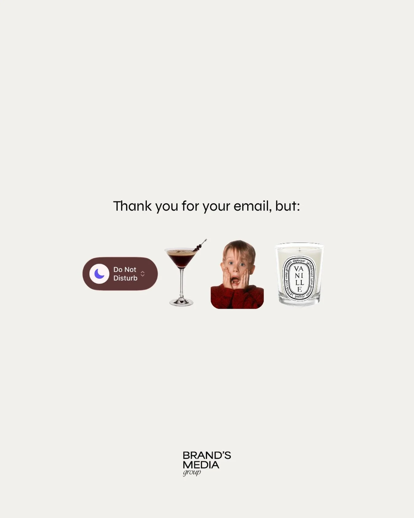 Warmly,
@brandsmediagroup 

#DoNotDisturb #HolidayMeme #MarketingMontreal #HolidaySocialMedia