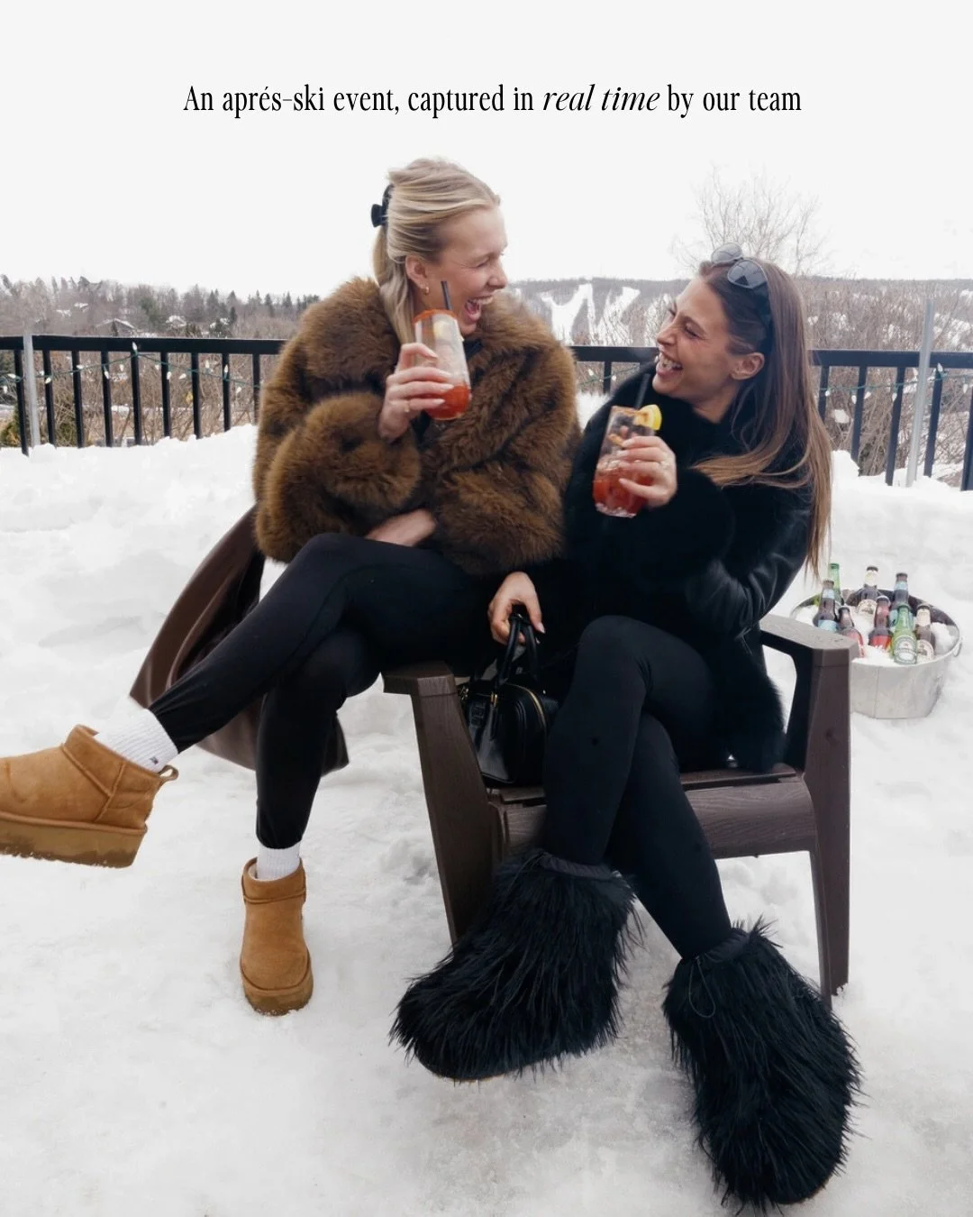 Apr&egrave;s-ski event for the launch of @batonrougegrillhouse Maple Menu, content captured in real-time by our team. 

Photographer @axisco.services @alyssacphotographe 
Activation built by @tiffassaly 

#ApresSkiEvent #MontrealMarketing #CommunityE