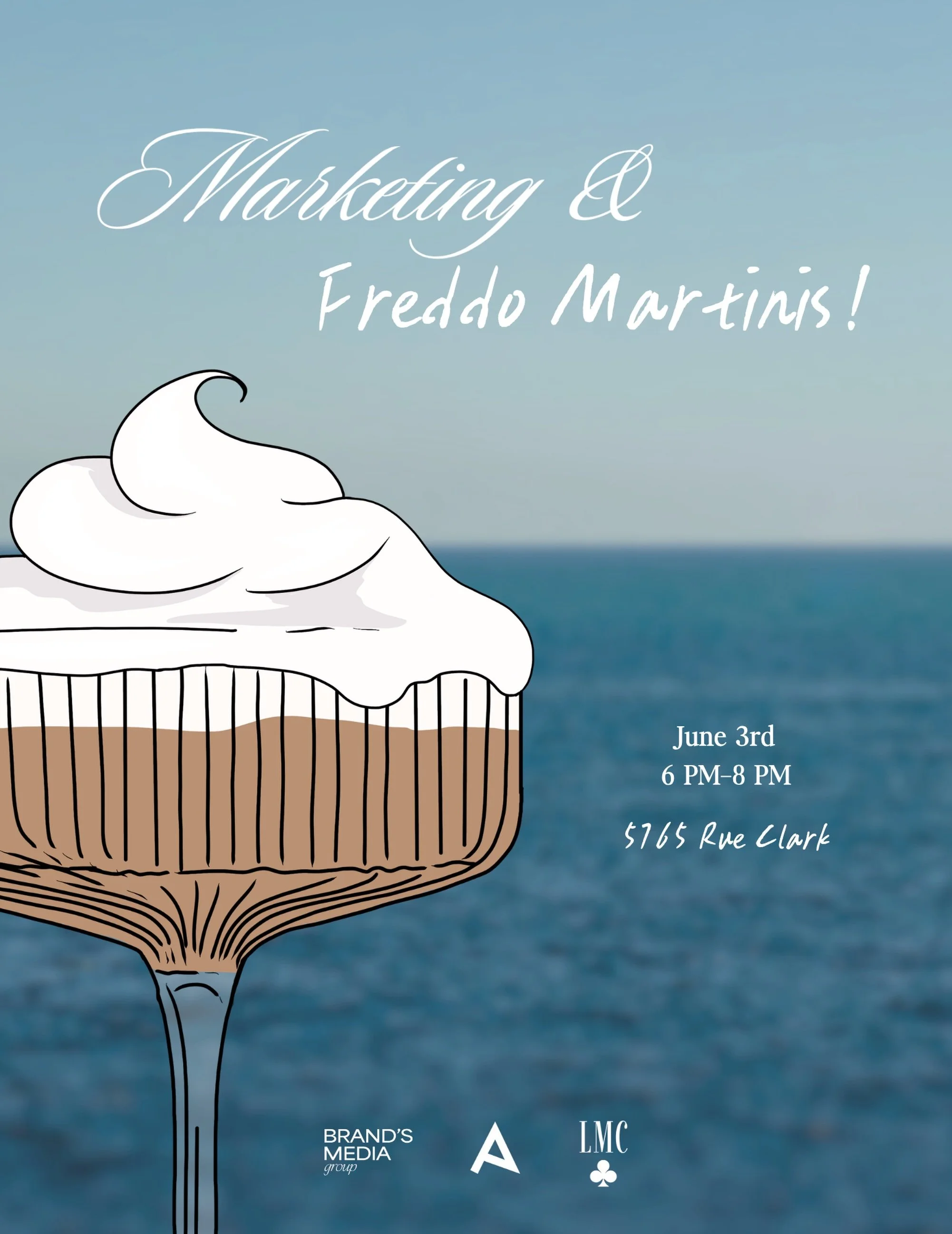 We&rsquo;re so back&hellip;. and this time for a sunset soir&eacute;e made for Montreal&rsquo;s marketing and creative scene filled with meaningful connections, freddo martinis, fresh fruits, and the launch of @alphabet.cafe&rsquo;s newest freddo. 

