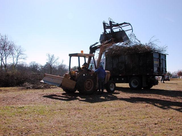  City crews stayed busy loading&nbsp; 28 truckloads &nbsp;of brush. 