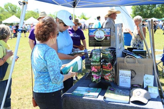  Reps from Native American Seed were one of the 50 exhibitors at Prairie Fest. 