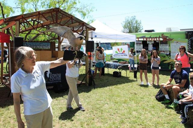  The Blackland Priaire Raptor Center gave&nbsp;a popular demo on these important birds. 