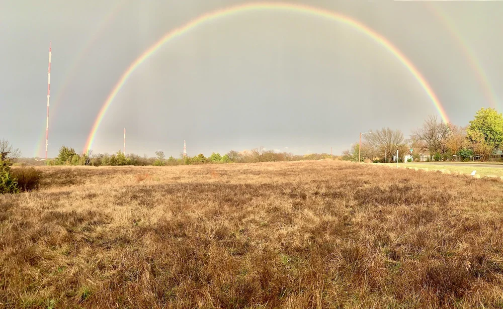  A stunning rainbow graced the hills on March 21, 2022. 