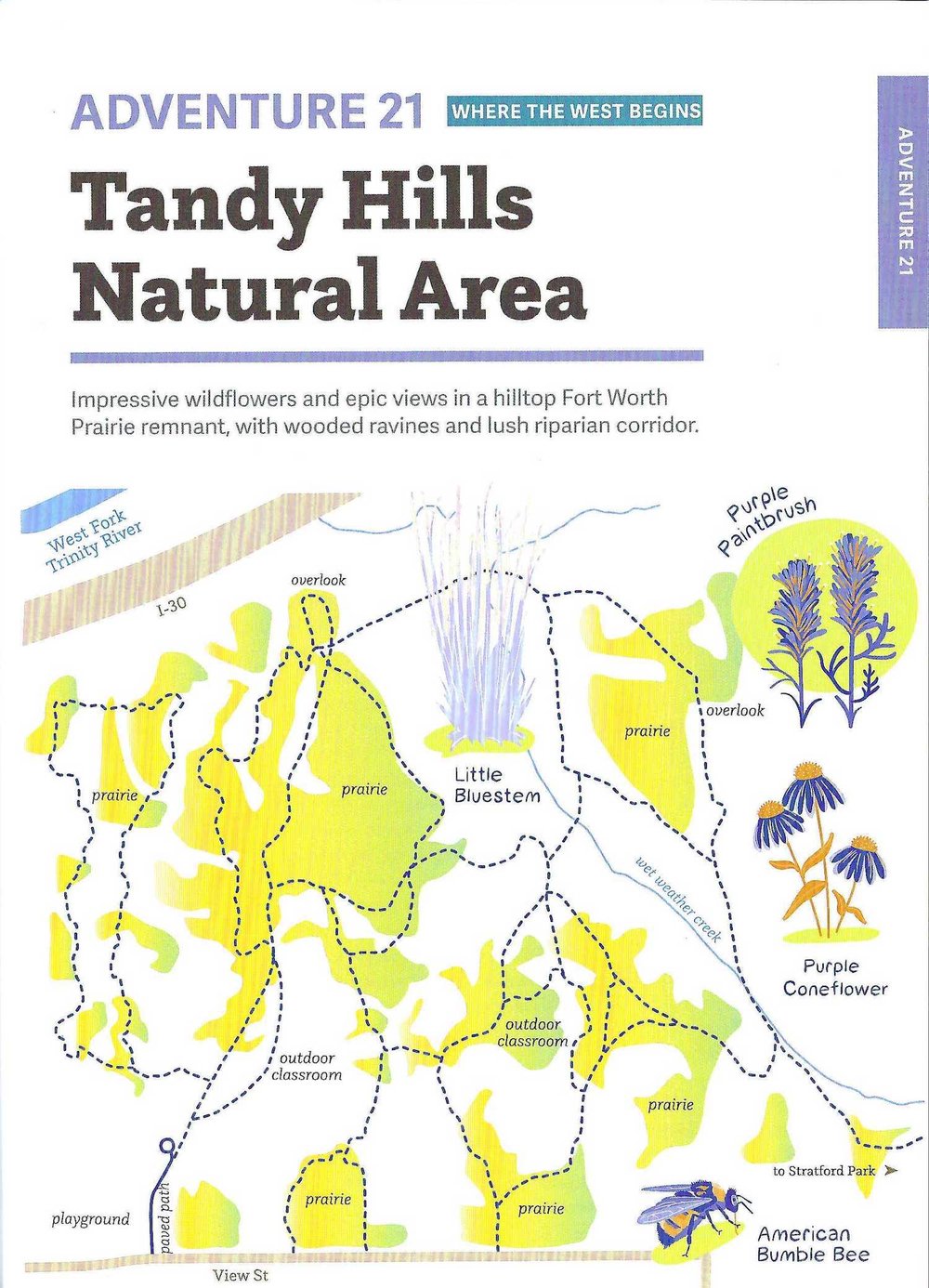  The first of 6 pages about Tandy Hills. 