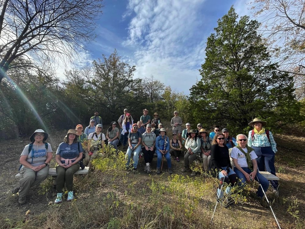  Cross Timbers Master Naturalists posing for posterity. 