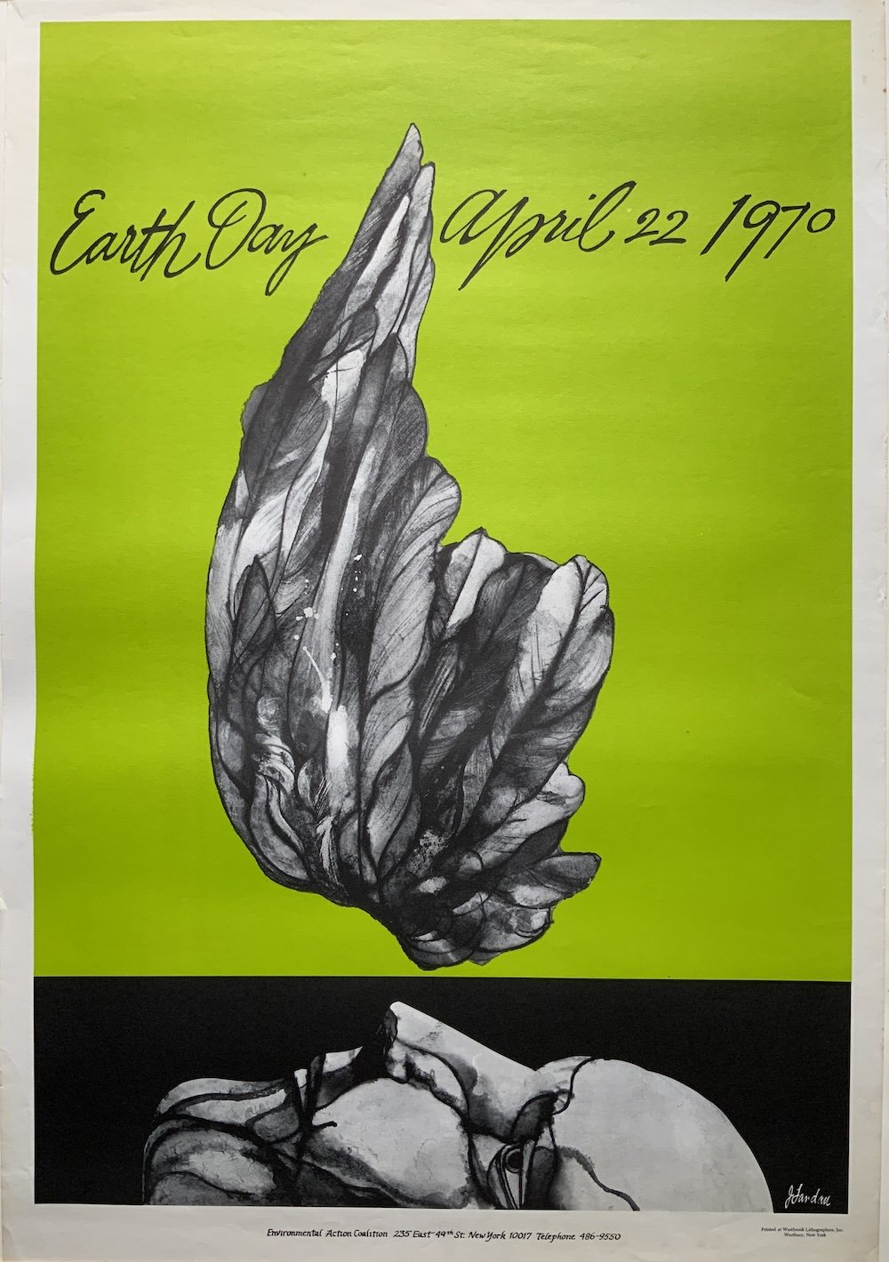  Poster by  Jack Landau  for the first Earth Day. 