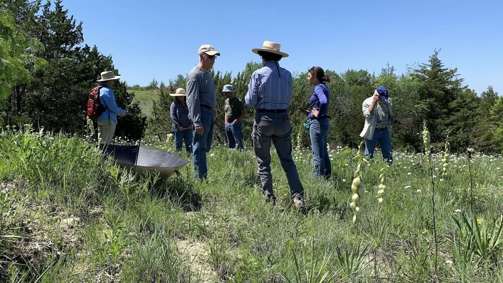  Board Members of the FW-NPAT exploring BB Hill. 