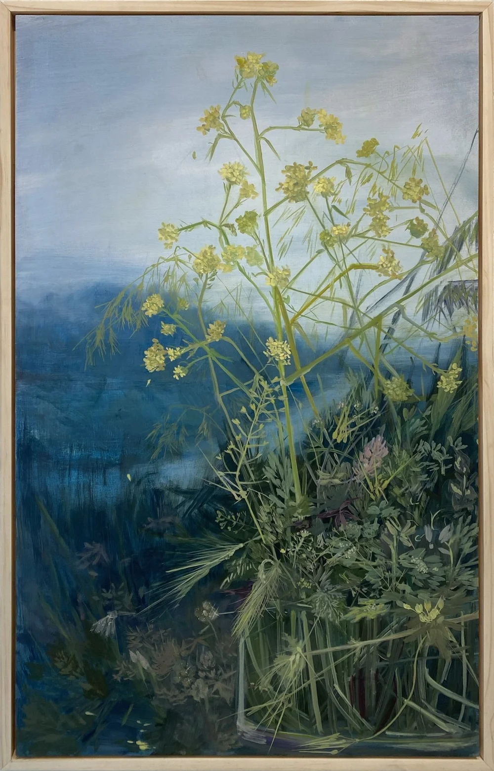   Trinity River Bouquet  oil on panel, 43” x 28" 2024 