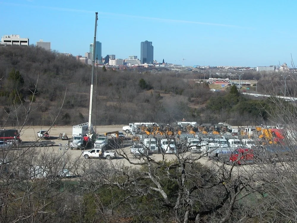  Fracking operations commence on property adjacent to Tandy Hills in 2006. 