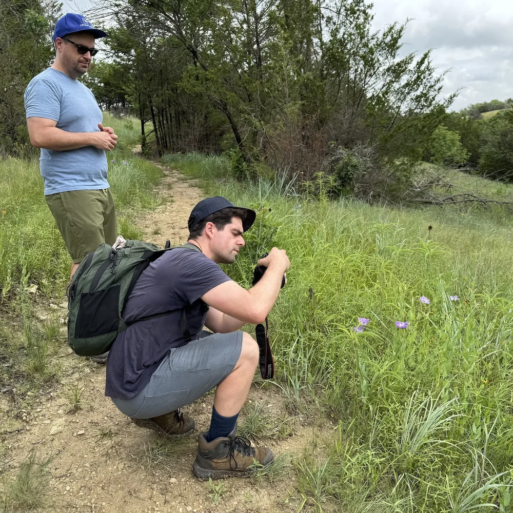  Matt Collins and his brother, Tom, visited Tandy Hills on June 12th. 