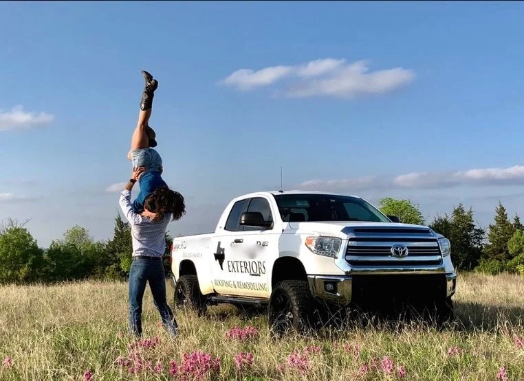  One of the worst violations of Tandy Hills was this guy who filmed an ad for his business on our sacred prairie. 