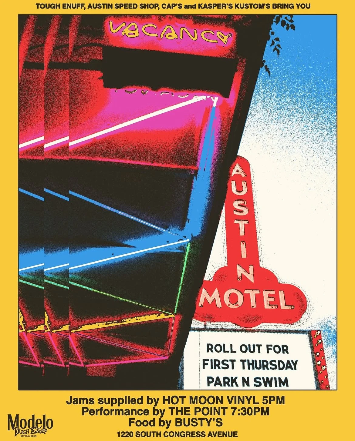 HOTMoonVinyl Tuff Enuff at Austin Motel!