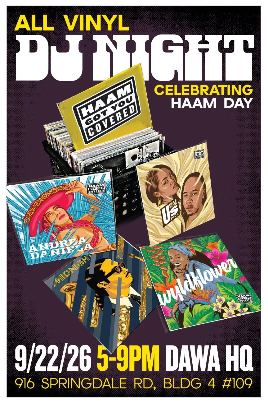 VINYL NIGHT for HAAM at DAWA!