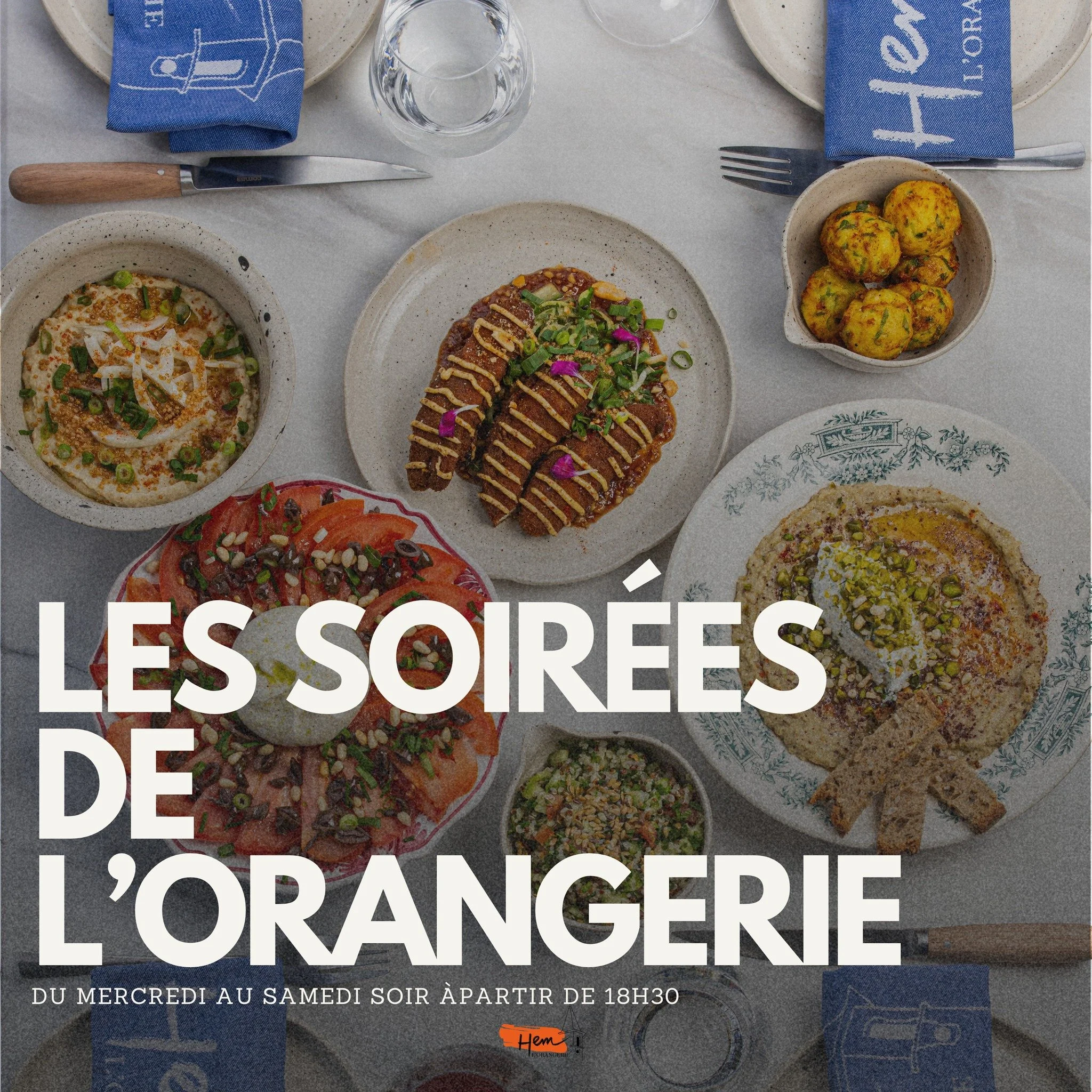 🍴Les soir&eacute;es de l&rsquo;Orangerie font leur grand retour d&egrave;s le 2 avril ✨

Nouvelle carte du soir, vibes m&eacute;diterran&eacute;ennes, assiettes &agrave; partager et cocktails tout frais&hellip; tout est pr&ecirc;t pour c&eacute;l&ea