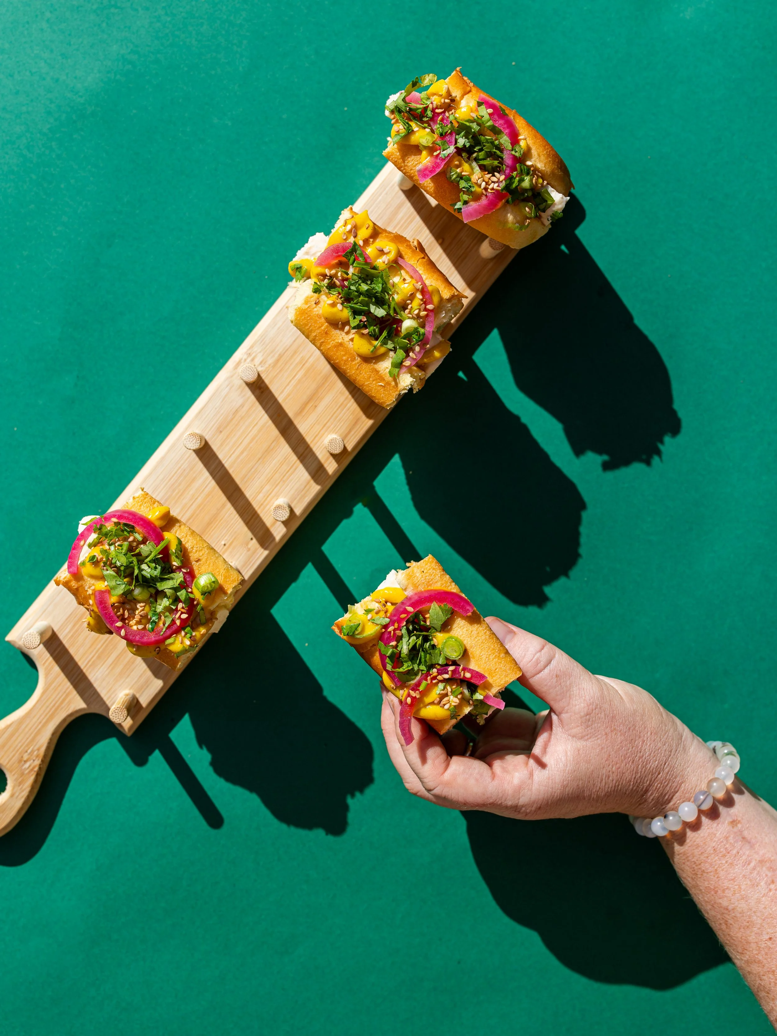 Comme un hot dog - street food revisitée
Crédit photo : Léa Gil