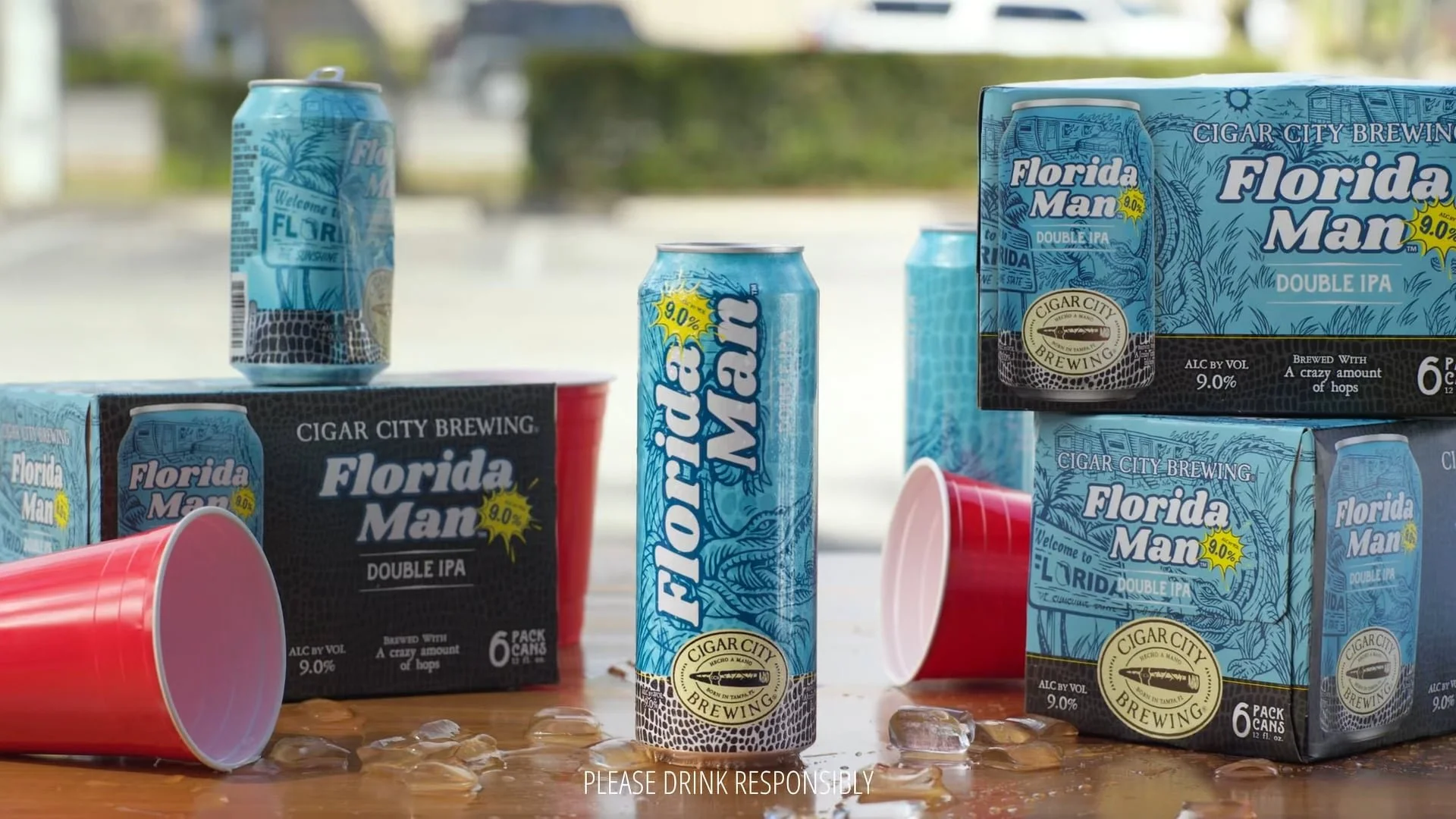 Florida Man Double IPA Beer Ad