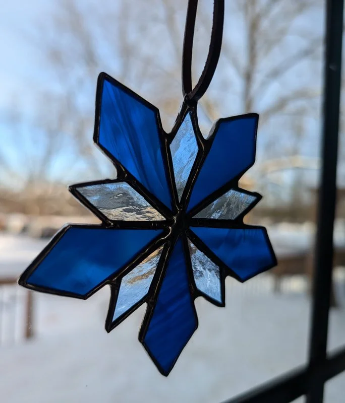 Snowflake Suncatcher Stained Glass Workshop