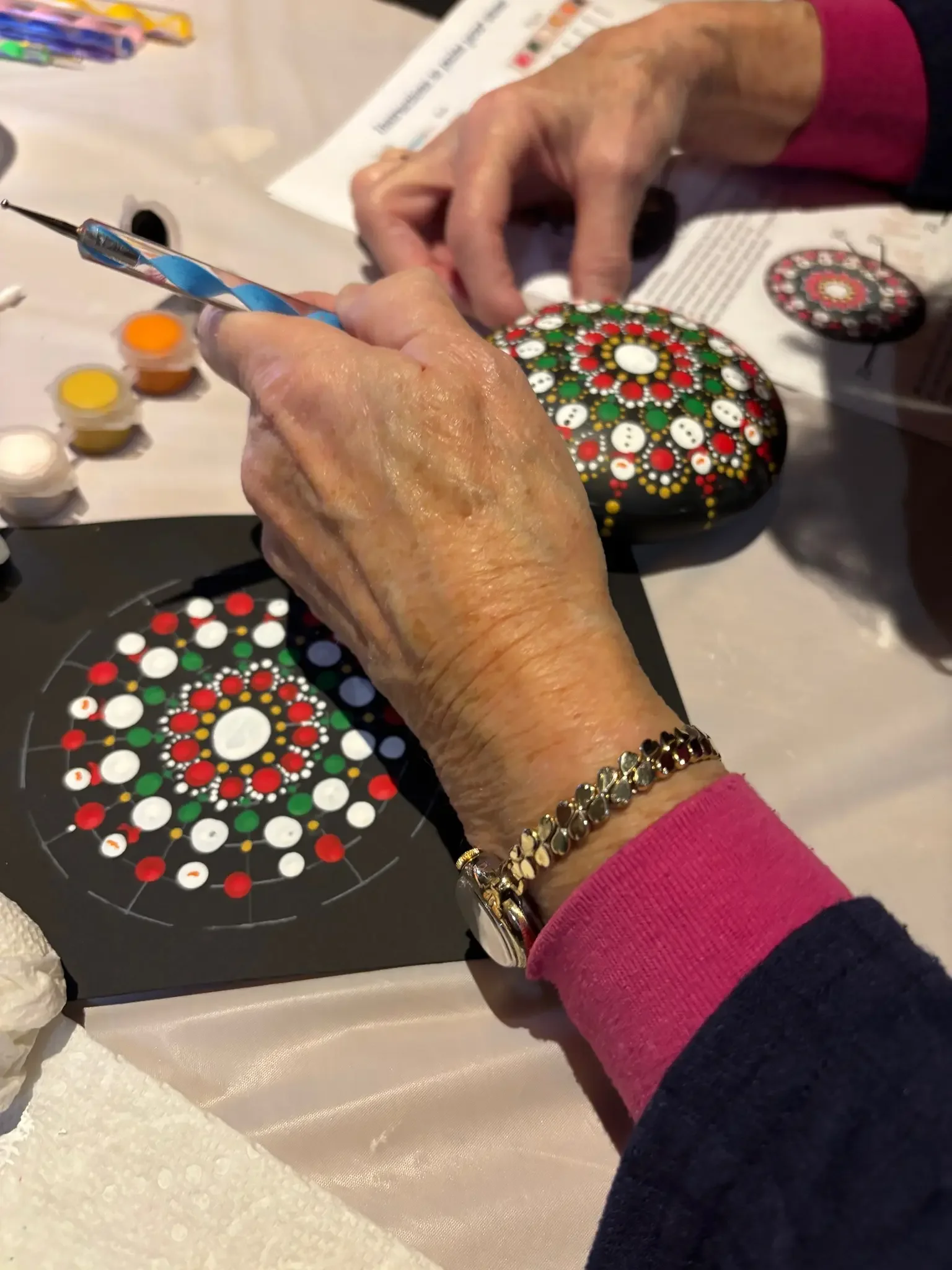 TUES - Dot Painting Workshop at Old Flame Brewing Co.