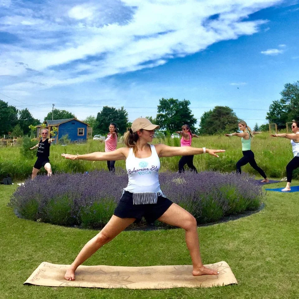 WED: Evening Yoga at Lavender-Blu