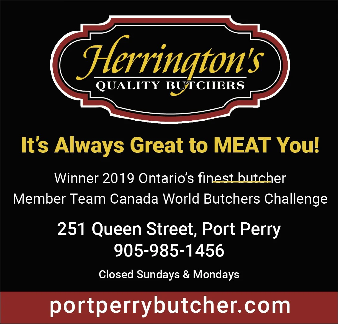 Herringtons Quality Butcher in Port Perry Ad