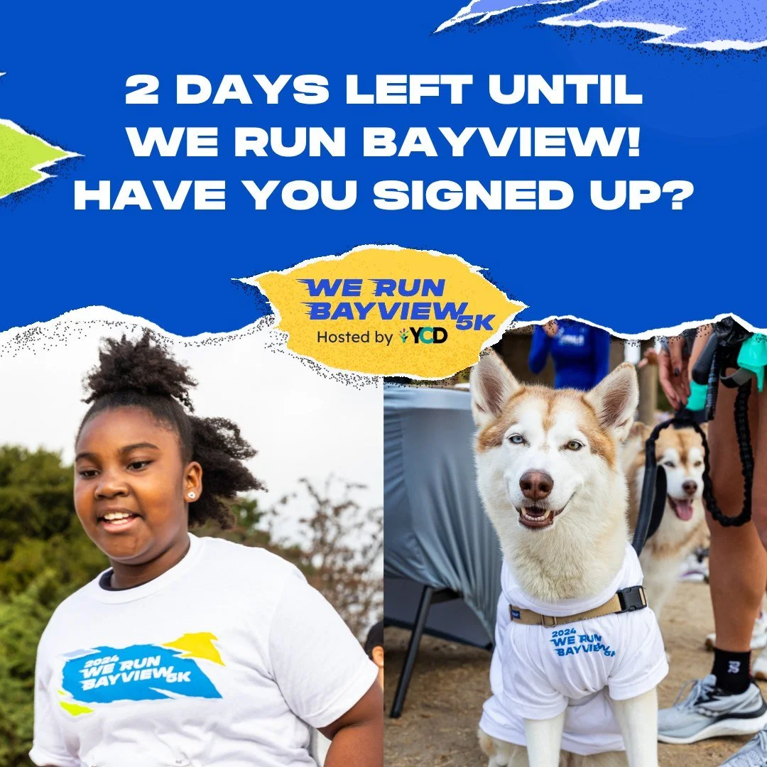 🚨 We're only 2 days out from We Run Bayview! 😱 
This is our second annual event happening this Saturday to promote healthy habits, community building, and local resources in our Bayview-Hunters Point neighborhood! 👏🏾 
It's fun for the whole fami