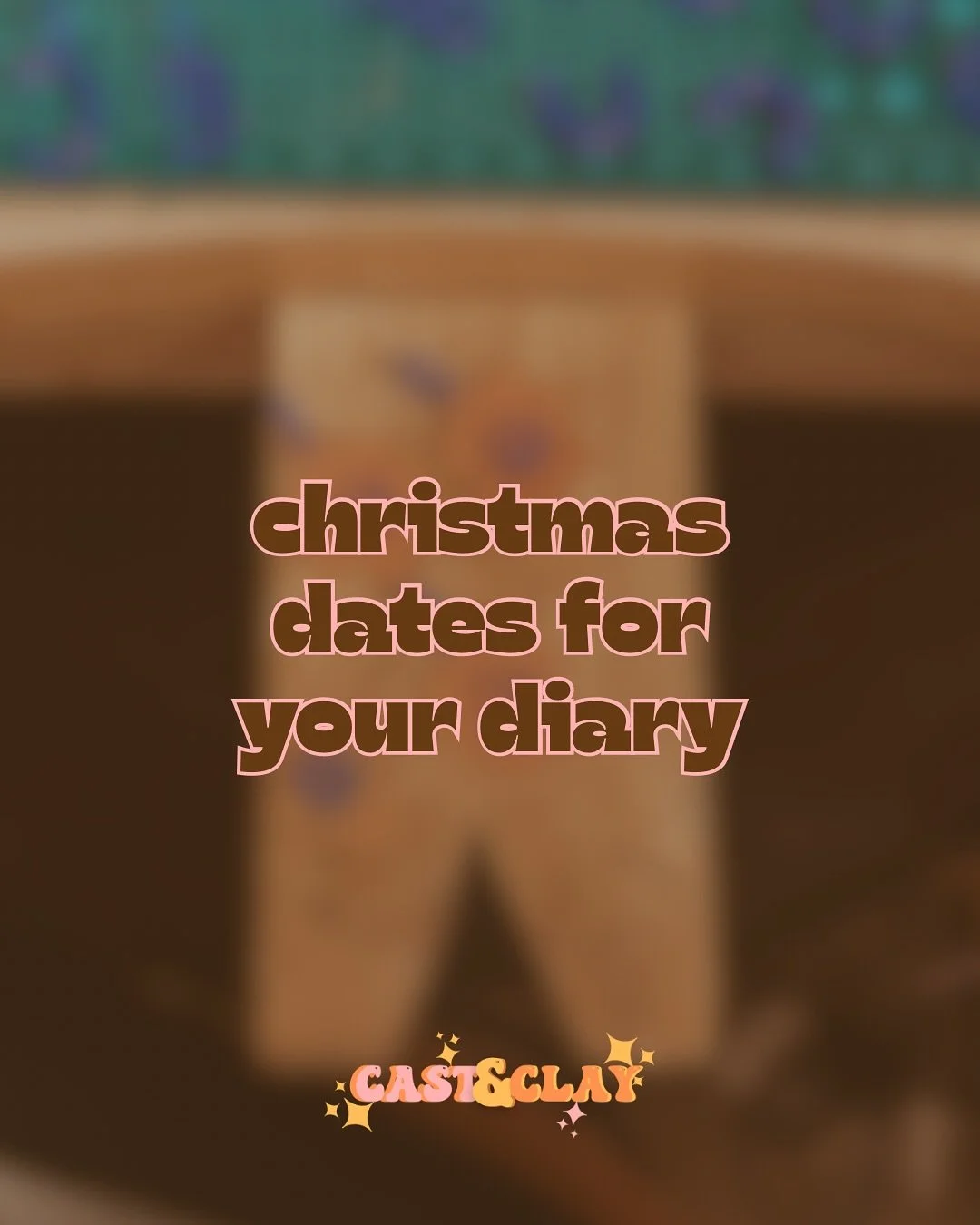 I&rsquo;ve been putting this post off because it always seems so early to start talking about Christmas, but my first Christmas pop up of 2025 is on Friday so it&rsquo;s definitely time! 🎄✨ 

Some dates for your diary in the run up to Christmas - ge