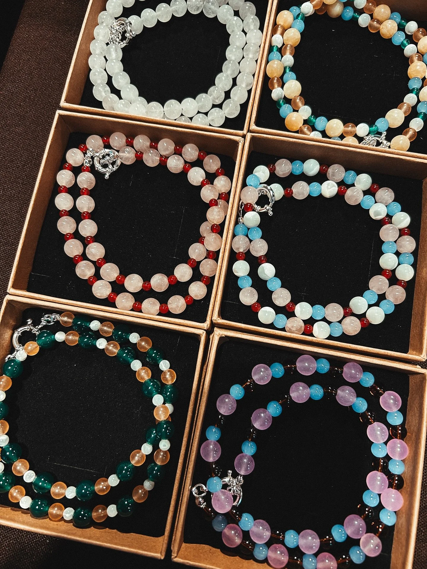 beaded necklaces are finally coming to the website after what feels like months of teasing them! they went down a TREAT at my first christmas market and loads of you asked about ordering online so happy to confirm that they will be launching on thurs