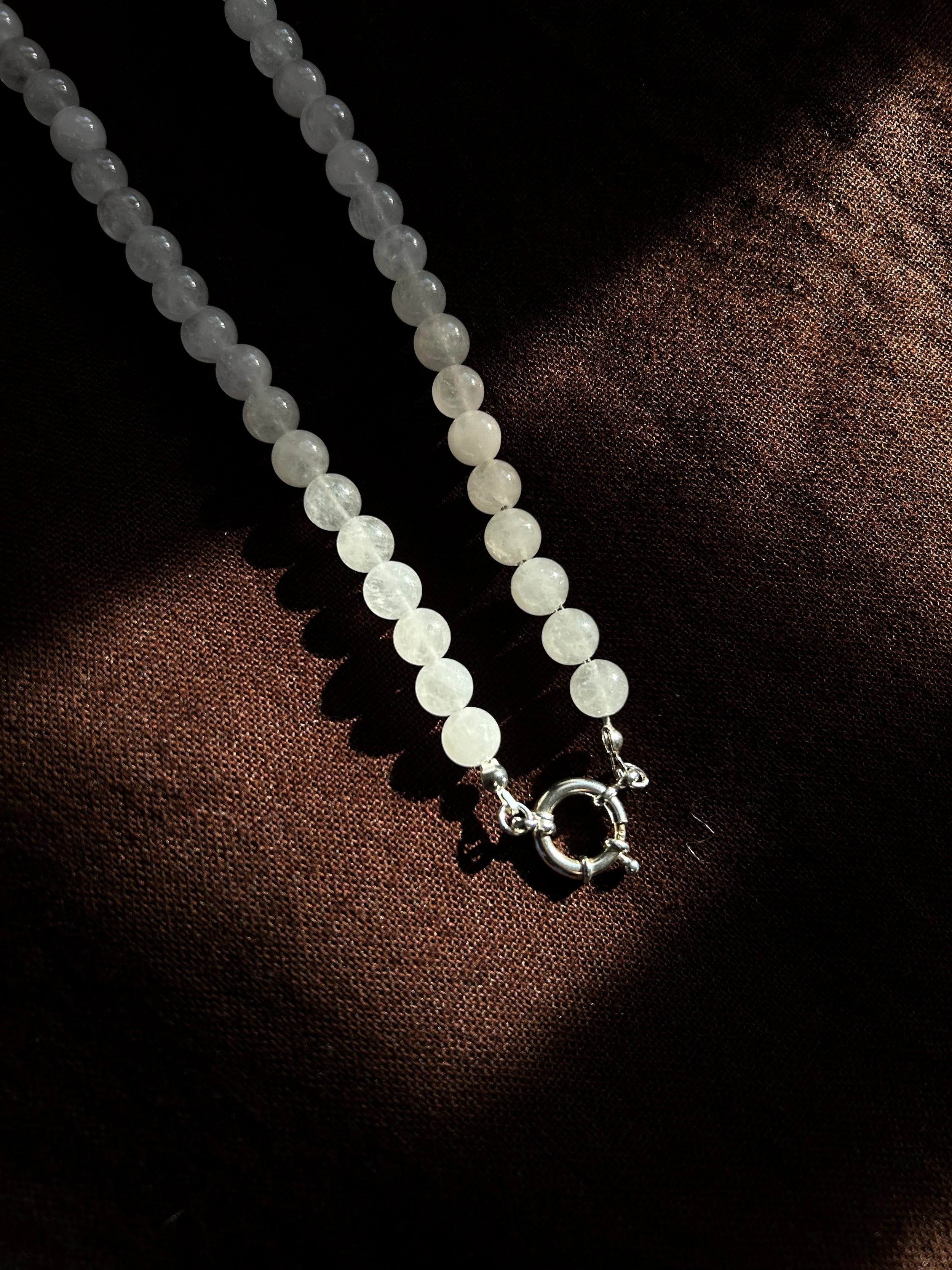 Beaded Necklace - Moonstone