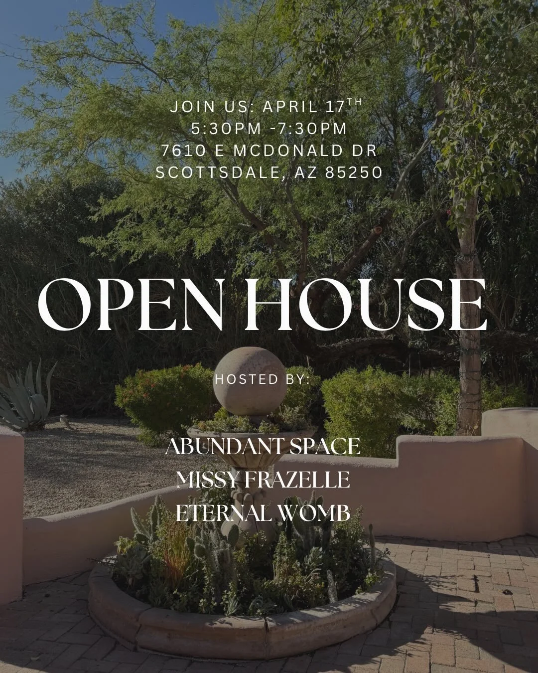 Join us for this FREE community event. We will have complimentary mocktails from @quitepourbar, beautiful &amp; delicious lite bites available from @lepetitbrieaz and @consciousmystic_  bringing the vibes. We will also have complimentary henna from @