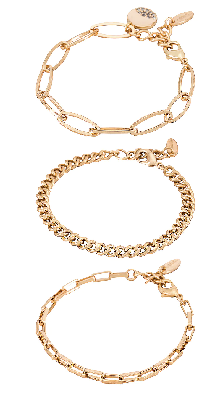 bracelet, revolve, gold