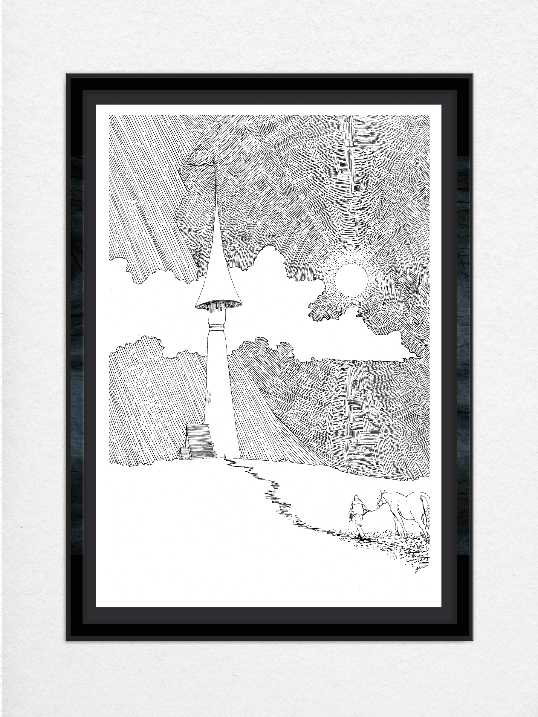 Lost - Original Ink Drawing