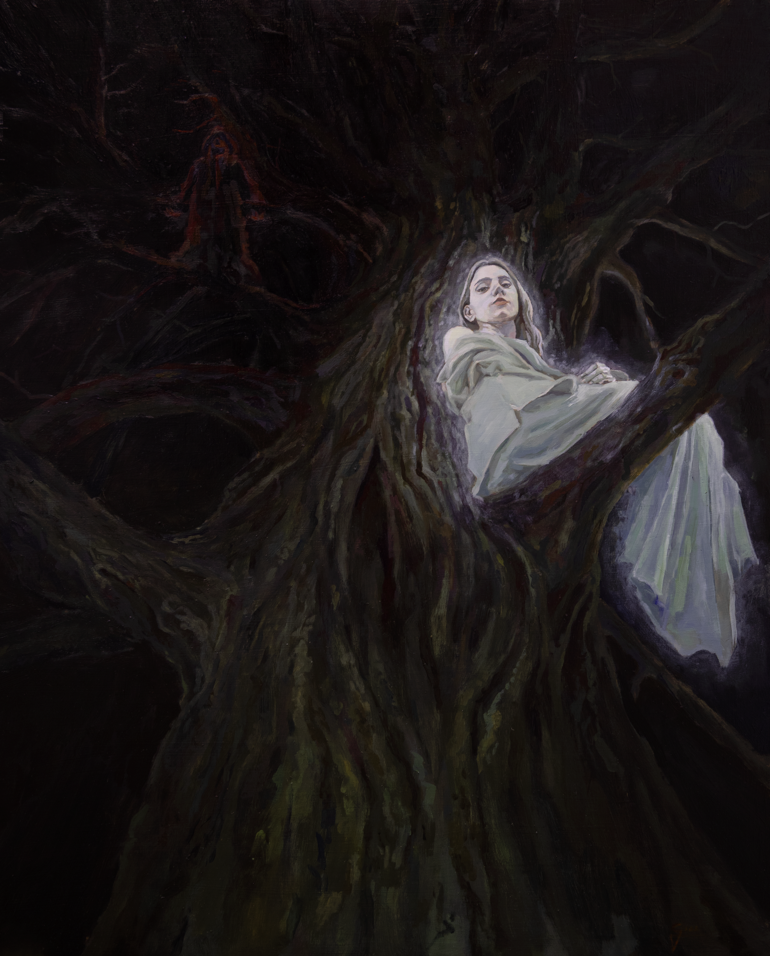 Two Soul [ Oil on board 20 x 24 ]