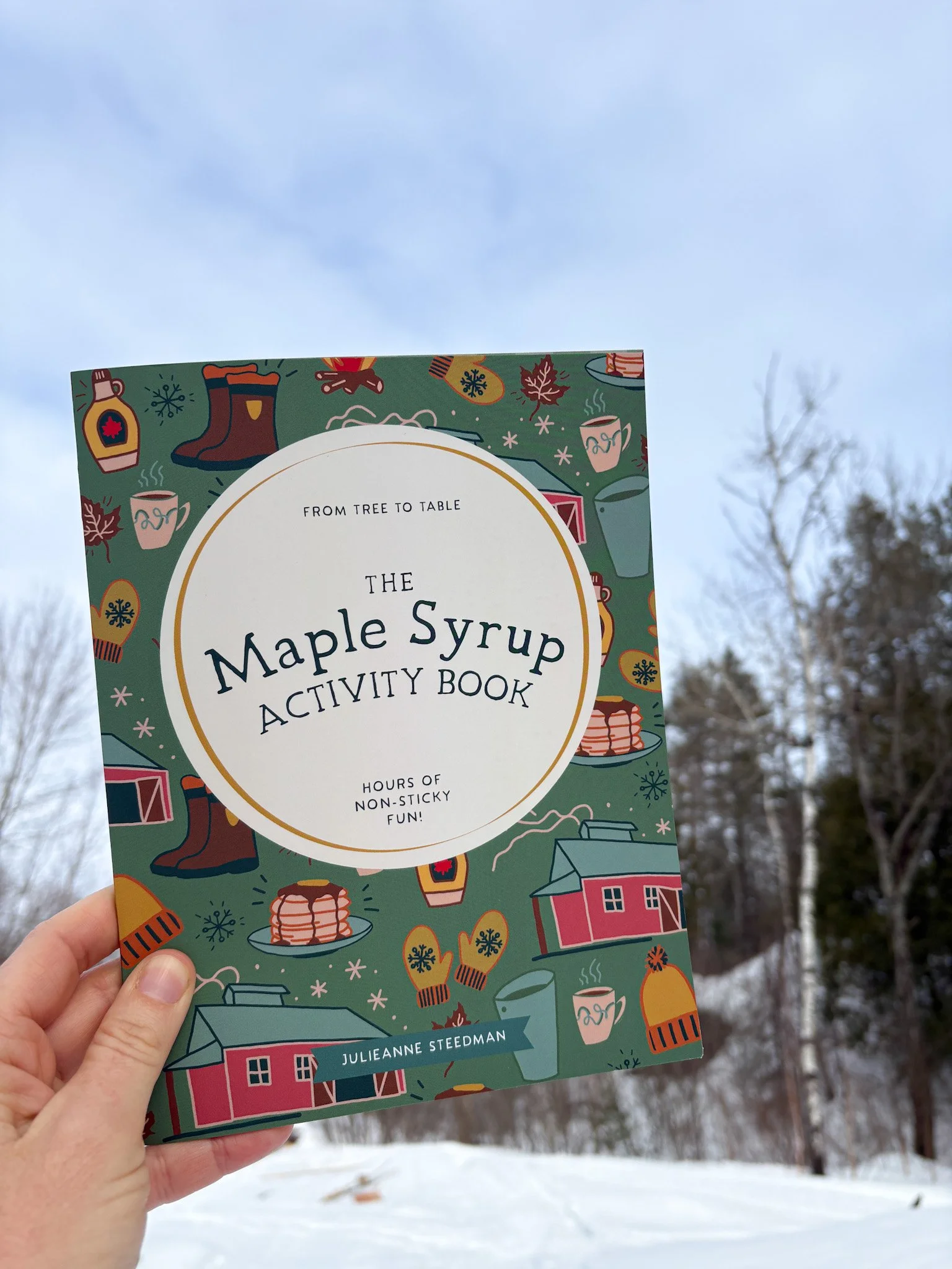 Maple Syrup Season Kids Activity Book | Educational Colouring, Mazes ...
