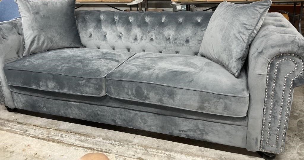 Sofa Coastal Blue w: Tufted Back 92%22 Long 1.jpeg