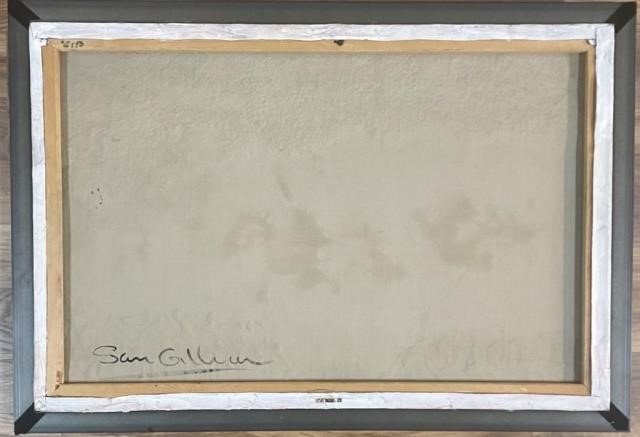 Sam Gilliam Original Signed Acrylic on Canvas Framed P-3.jpeg