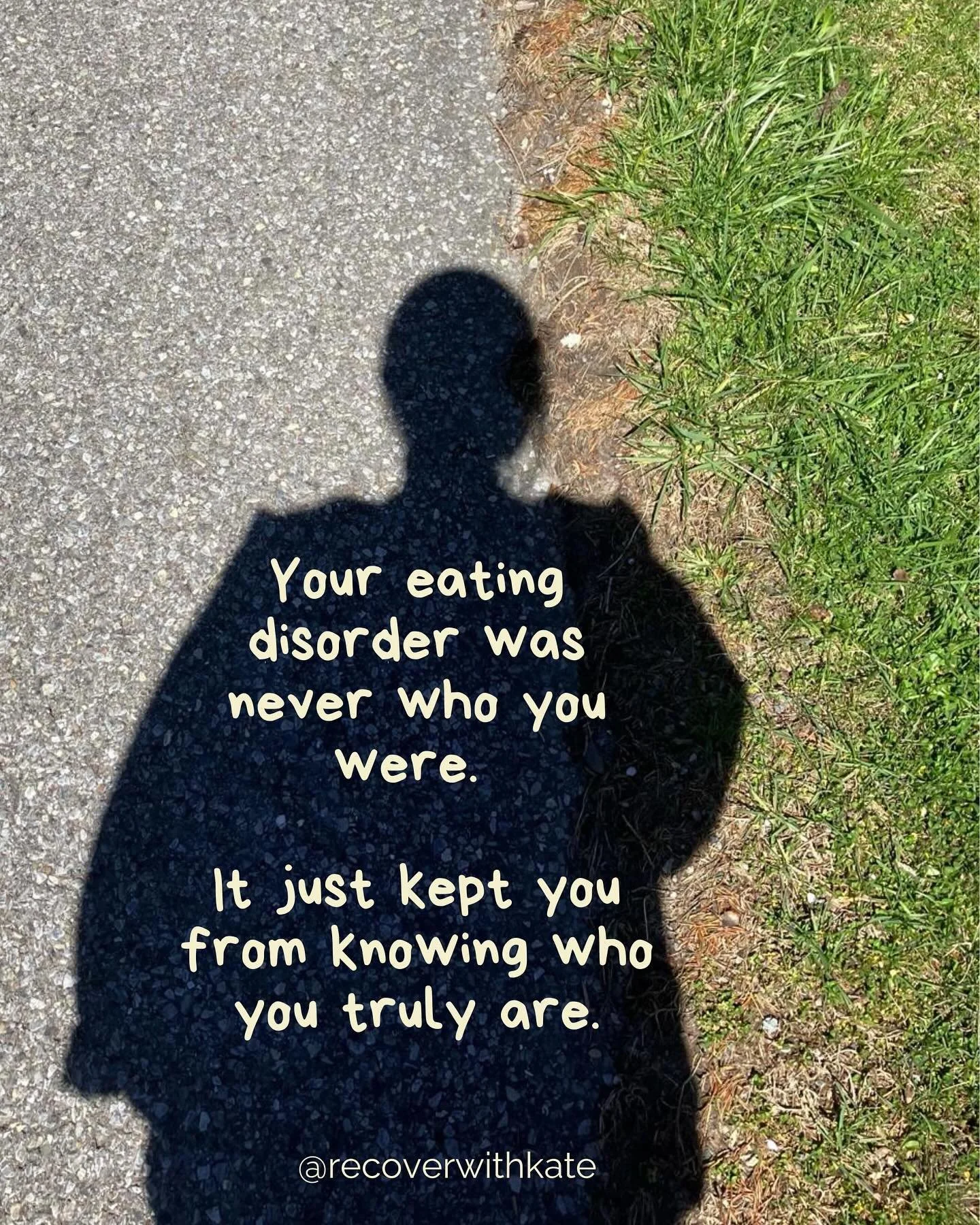 It&rsquo;s so normal to feel like you are losing your identity when you are recovering. You can feel exposed, confused, and lost about who you are without an ED. 

Who am I if I&rsquo;m not seen as the healthy and fit one? 

Who am I if I&rsquo;m not