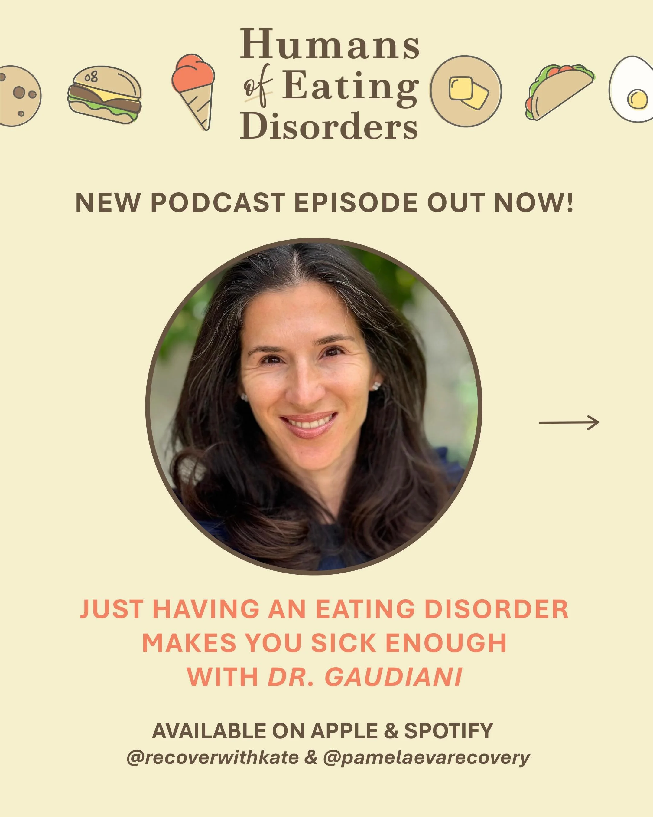 We are finally back with another episode, and this one is such a meaningful conversation with Dr. Jennifer Gaudiani, founder of the Gaudiani Clinic and author of Sick Enough. 

Dr. G brings so much compassion, clarity, and nuance to understanding eat