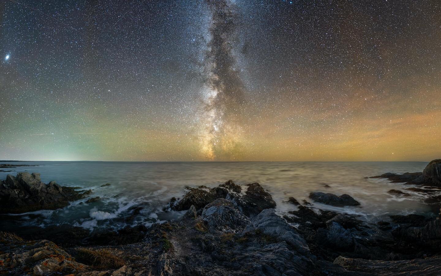 I&rsquo;m able to create this image because I possess experience in the following:
1. Photographing the Milky Way
2. Photographing panoramics 
3. Photoshop

Yep, I&rsquo;m doing my first Photoshop training tonight, and before I talk about this pictur