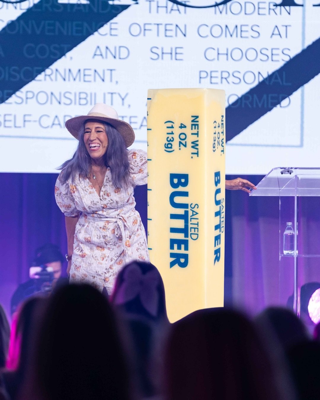 Judging by these photos, you&rsquo;d BUTTER believe I had the best time at the Women&rsquo;s Leadership Summit this past weekend! 🧈✨ A huge thank you to @tpusaevents for inviting me to speak about the importance of building physical resilience and s