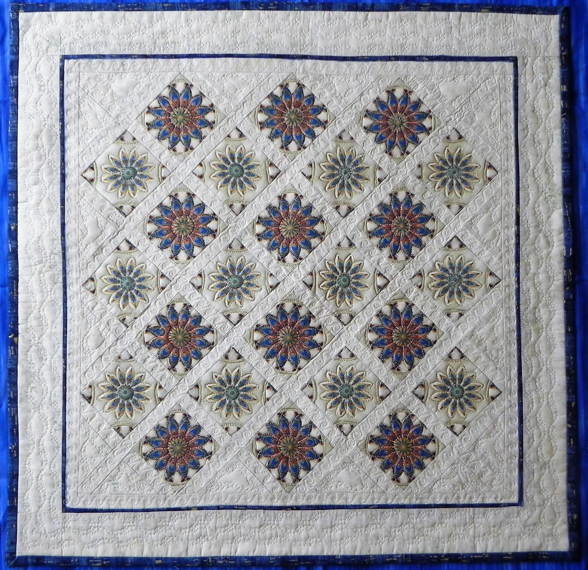 Best Miniature: Kaleidoscope Escape, pieced and quilted by Becky Erdman, 23" x 23", Piedmont, SC