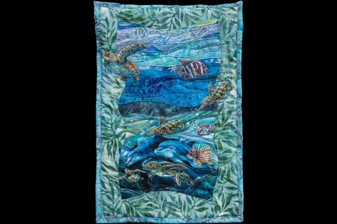 Best Returning Young Quilter - Underwater Waves by Jenna Jeter