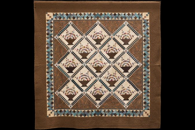 Best Machine Quilting: Home Machine - Farm Market Blooms by Nancy Simmons