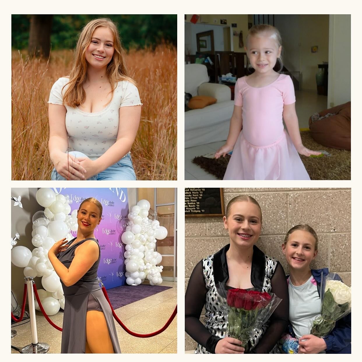 🎓Senior Spotlight 🎓 Class of 2025 

ANNA PERSSON 

I started at Edge Studio in 2022, when I was 14 years old.

Some of my favorite Edge memories are the classes the week before holiday break, when everyone plays games and listens to holiday music.
