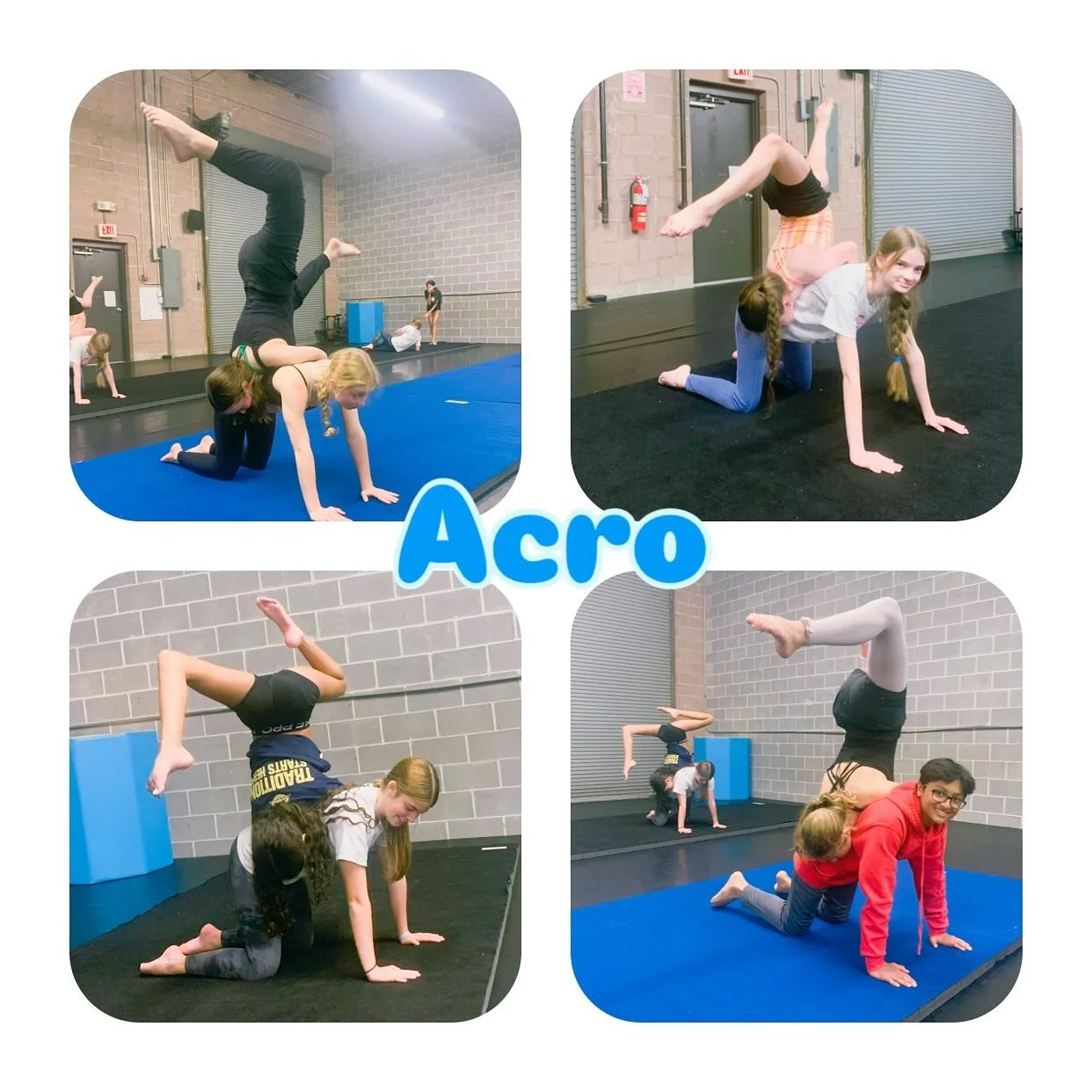🤩 Partnering in Miss Tatum&rsquo;s acro class 🤩