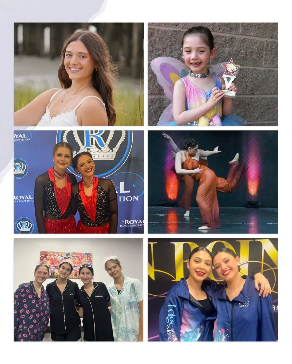 🎓 Graduating Senior Callie Martell 🎓

 I started edge when I was 3 years old in a first steps ballet class.&nbsp;
My favorite dance memories have always been being at competitions with all of my friends and just having fun.&nbsp;
My favorite dances