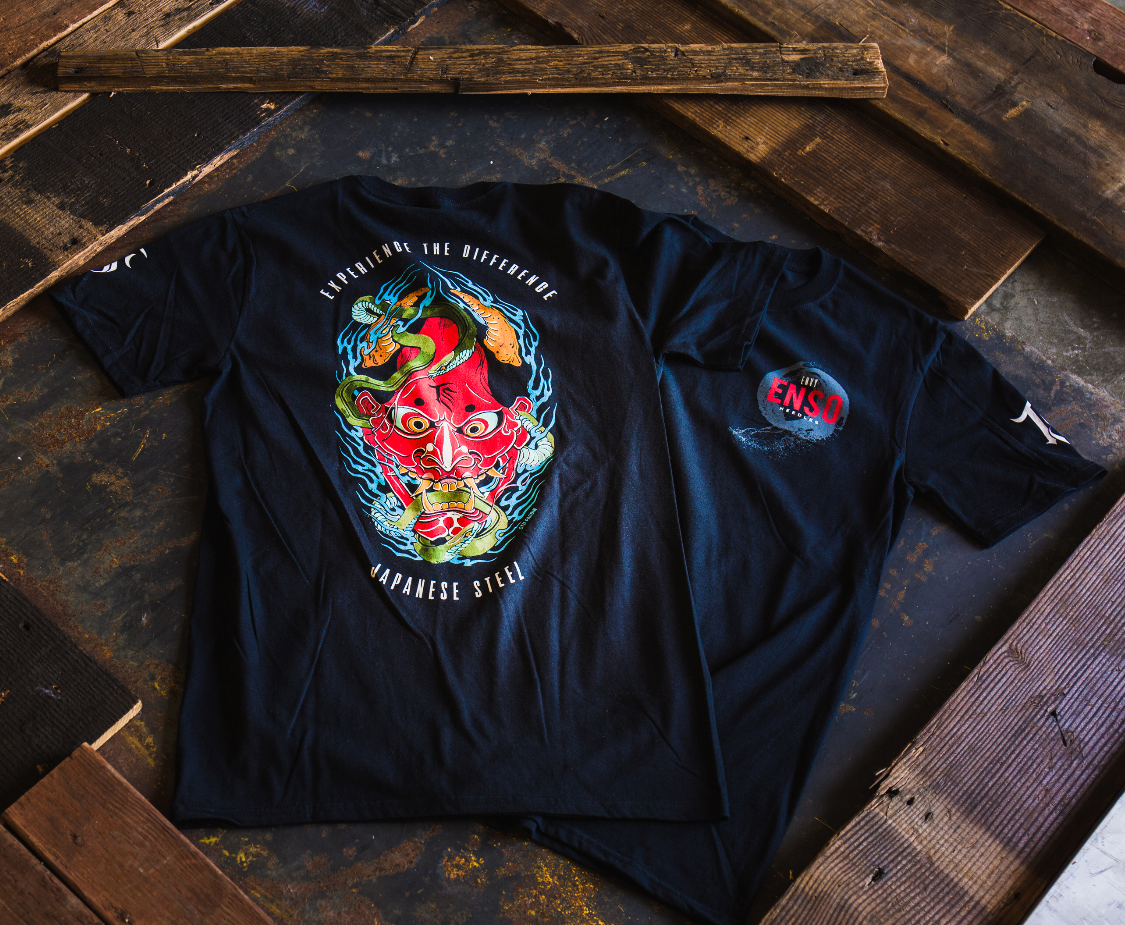 ENSO Needles t-shirt designed for launch. Shirt layout by Darryl Royo, artwork by Stu Pagdin.