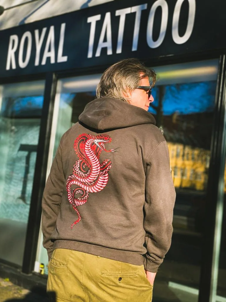 Cobra Zip Hoodie for Lucky Supply Europe, Cobra Design by Henning Jorgensen