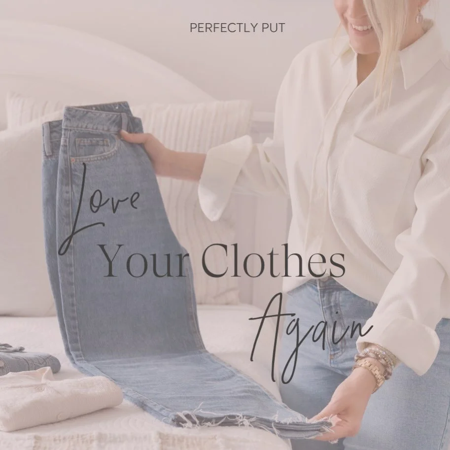 What if your dream wardrobe is already hanging in your closet? 

With our Declutter Service, we guide you through letting go with intention so you can finally see what you own. We help you make confident decisions (even on the pieces you&rsquo;re stu