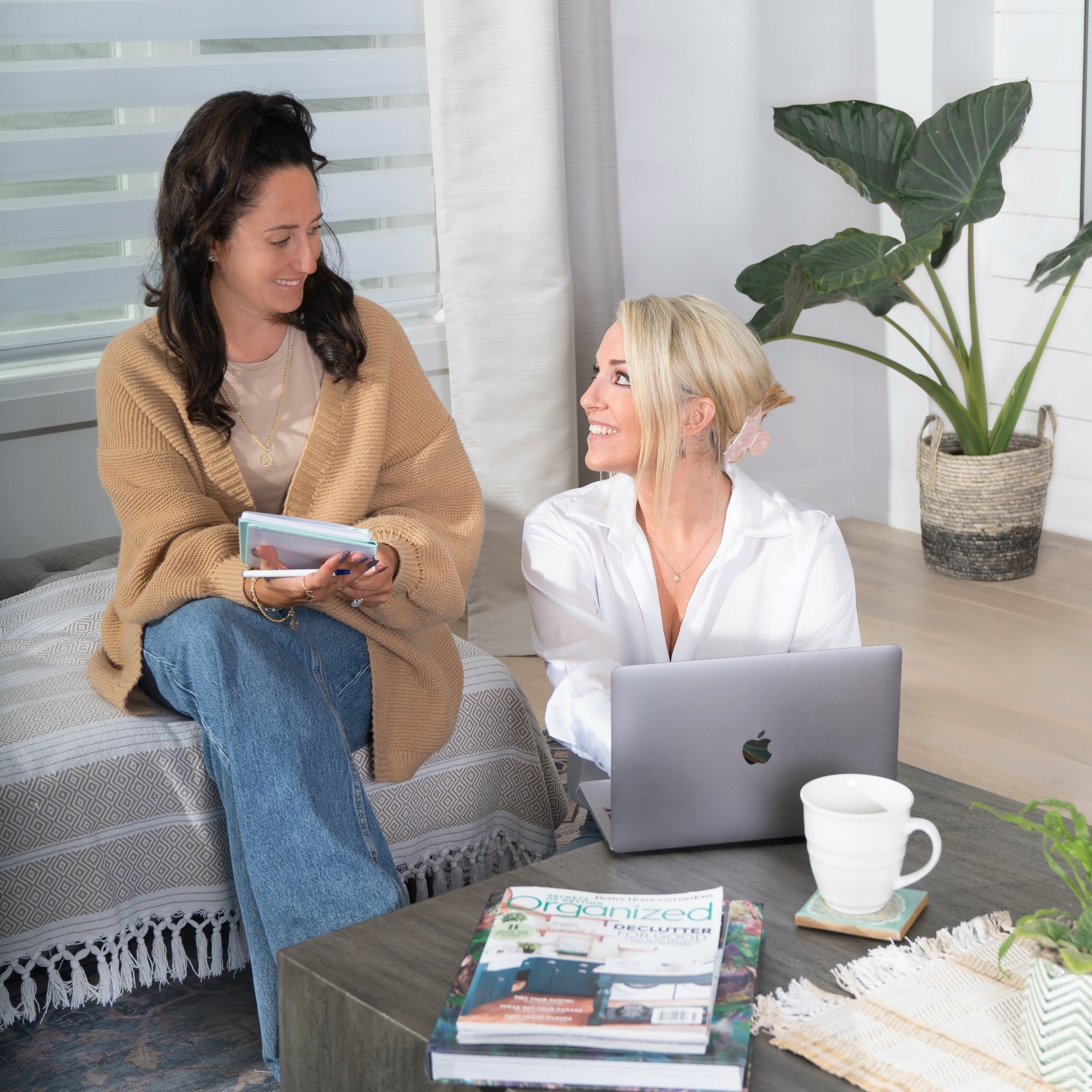 Us pretending we&rsquo;re working. Our homes are organized, we have a lot more time to pretend! 🤭 

Let us organize your home so you can enjoy doing more of the stuff that you love! ❤️ 

Click the 🔗 in our bio today to get started!